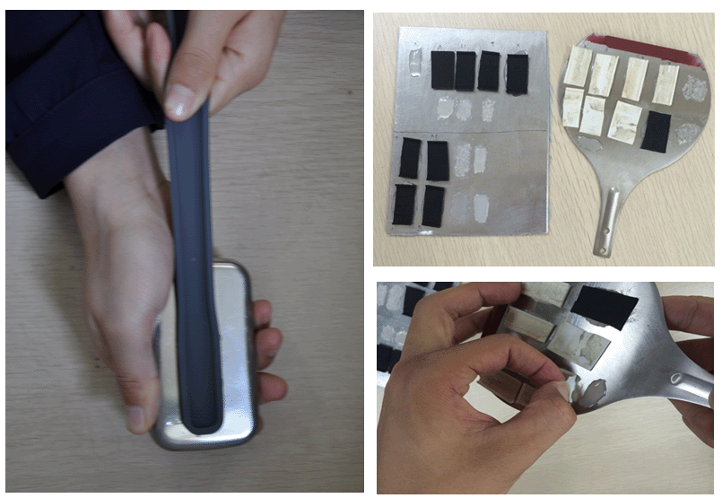 矽(guī)膠粘金(jīn)屬膠水粘接力度試驗及(jí)應用 矽膠粘金屬膠水粘接力度試驗及應用