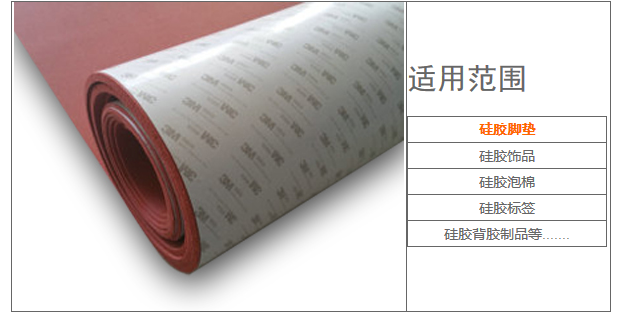 適用於矽膠飾品（pǐn）、矽膠泡棉等